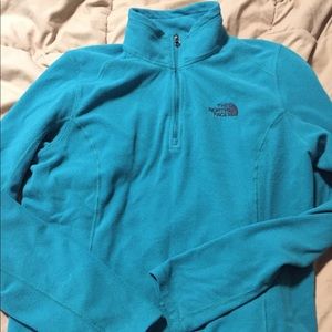 North face 1/4 zip fleece